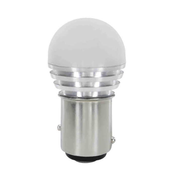 BAY15D.JPG 10/30v Mega Led 9 1 Smd X 9 Chips (p21/5w) Bay15d 1 Pz Scatola Bianco Lampadine A Led P21/5w Lampa Led
