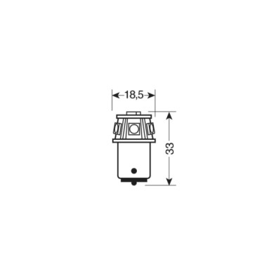 L028.JPG 12v Led Series 6 Smd X 3 Chips (p21w) Ba15s 1 Pz Scatola Bianco Doppia Polarità Lampadine A Led P21w Lampa Led