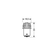 L028.JPG 12v Led Series 6 Smd X 3 Chips (p21w) Ba15s 1 Pz Scatola Bianco Doppia Polarità Lampadine A Led P21w Lampa Led