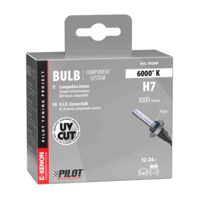 58289-S-01.JPG 12/24v Lampadina Hid Xenon 6.000k H7 1 Pz Scatola Hid Xenon Componibili Lampa Xeno