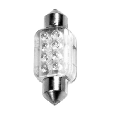 L010.JPG 12v Led Series 8 Led 13x35 Mm Sv8 5 8 1 Pz Scatola Blu Lampadine A Led Siluro Lampa Led