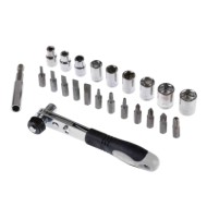 59551-S-02.JPG Set Cricchetto Con Inserti E Bussole 23 Pz Cacciaviti Utensili