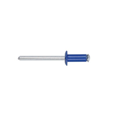 59582-S-03.JPG Aluminium Rivets Set 50 Rivetti Graf Per Portatarga Blu Utensili Utensili
