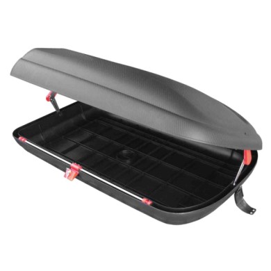 60132-S-01.JPG Gran Pree Box Tetto In Polipropilene 320 Litri Nero Carbon 320l Box Tetto Gran Pree Box Tetto