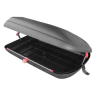 60132-S-01.JPG Gran Pree Box Tetto In Polipropilene 320 Litri Nero Carbon 320l Box Tetto Gran Pree Box Tetto