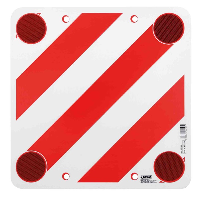66103-S-01.JPG Ecocartel Pannello Di Segnalazione Carico Sporgente Contrassegni Targhe E Contrassegni