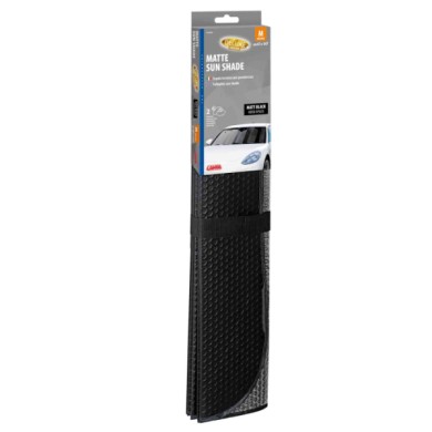 66861-S-01.JPG Scudo Termico Per Parabrezza Nero Opaco M 61x147 Cm Scudi Parasole Tendine Parasole