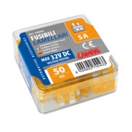 70043-S-01.JPG Confezione 50 Fusibili Lamellari 12/32v 5a Fusibili Fusibili