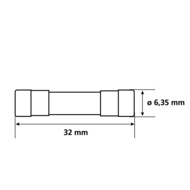 70062-S-01.JPG Set 10 Fusibili In Vetro 12/32v Fusibili Fusibili