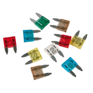 70085-D-01.JPG Set 10 Micro Fusibili Lamellari Assortiti 12/32v Fusibili Fusibili