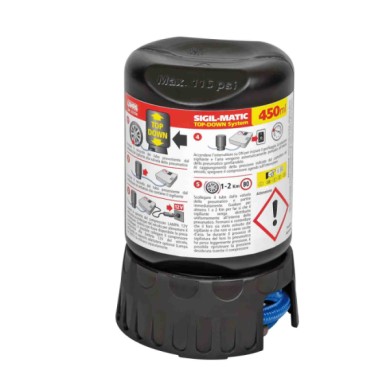 72174-S-01.JPG Sigil Matic Kit Liquido Sigillante Per Pneumatici 450 Ml Kit Riparazione Pneumatici E Compressori Kit Riparazione