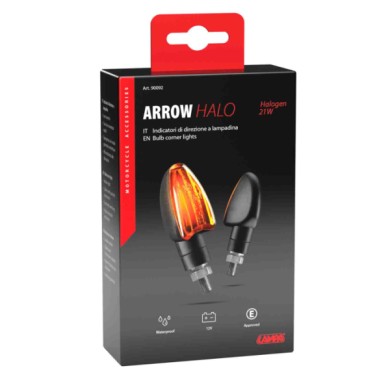 90092-C-01.JPG Arrow Halo Indicatori Direzione 21w Nero Alogeni Indicatori Direzione