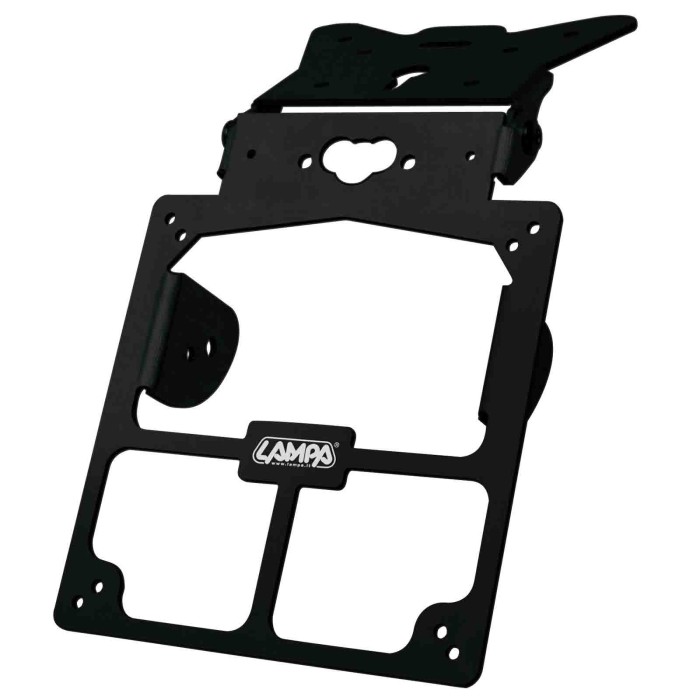 90153-C-01.JPG Xtreme Portatarga Universale Nero Portatarga Per Moto Portatarga