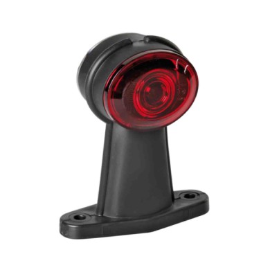 LUCE_BIANCA-ROSSA.JPG Ilumia Luce Perimetrale A 2 Led 24v Diritta Corta Universale Montaggio In Superficie Luci Perimetrali
