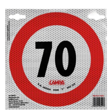 98441-S-01.JPG Contrassegno Limite Velocità 70 Km/h Contrassegni Targhe E Contrassegni