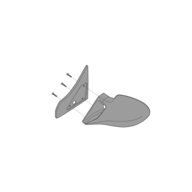 NEUTRO.jpg Kit Attacchi Specchi Race Ford Fiesta Attacchi Specchi Race