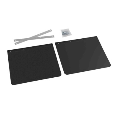 14010-A-01.JPG Coppia Paraspruzzi Camion In Pvc Nero 40x30 Cm Paraspruzzi Paraspruzzi