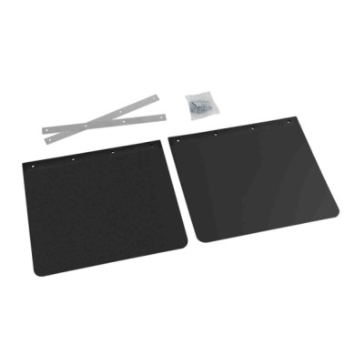14011-S-01.JPG Coppia Paraspruzzi Camion In Pvc Nero 35x30 Cm Paraspruzzi Paraspruzzi