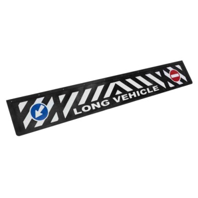 14262-S-01.JPG Paraspruzzo Lungo In Pvc Segnaletica In Rilievo 240x35 Cm Nero Long Vehicle Paraspruzzi Paraspruzzi