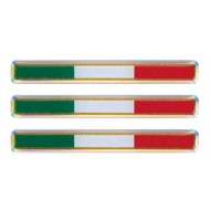 Sticky 3d Tricolore Italia 3 Pz 55x8 Mm Sticky 3d Autoadesivi Tridimensionali Emblemi 3d