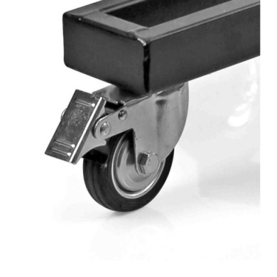 15957-S-01.JPG Pp 3 Carrello Porta Cerchi E Pneumatici Con Supporto Ad Asta Auto Parcheggio