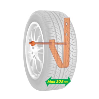 15959-D-01.JPG Wheel Holder Set 4 Staffe Porta Ruote Auto Parcheggio