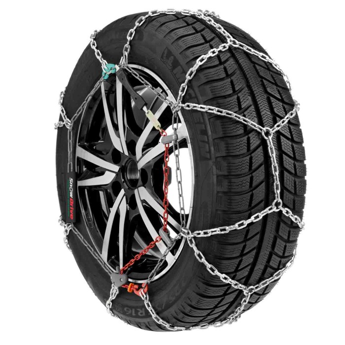 16021-S-02.JPG R 12 Catene Da Neve Autovetture 6 Catene Per Auto Catene Da Neve