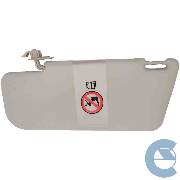 144101.jpg Famac Pantina Parasole Con Specchio E Tasca Fiat Panda 2003 17 071 Dx