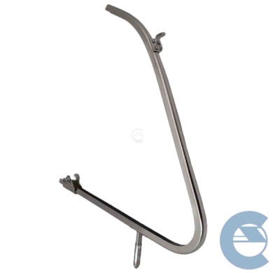 FAMAC 3302600+3302700 KIT COPPIA 2 PEZZI TELAI CROMATI CON SUPPORTO PER DEFLETTORE FINISTRINO DESTRO E SINISTRO SPECIFICO PER 50