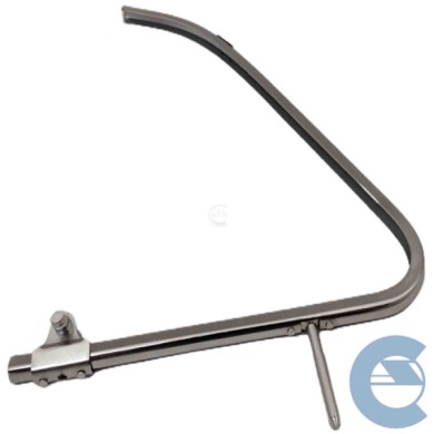 FAMAC 3302600+3302700 KIT COPPIA 2 PEZZI TELAI CROMATI CON SUPPORTO PER DEFLETTORE FINISTRINO DESTRO E SINISTRO SPECIFICO PER 50
