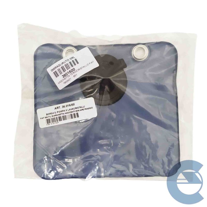 FAMAC 3601600 SACCA VASCHETTA TERGICRISTALLO SPECIFICA PER 500 F/L/R D'EPOCA DAL 1957 AL 1977. BORSA CONTENITORE COLORE BLU.PROD