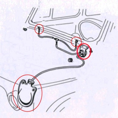SPRUZZ1.jpg Famac Kit Completo Per Sistema Lavavetro Per Fiat 500 F L R Dal 1957 Al 1977