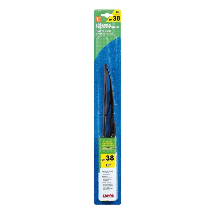 19062-S-01.JPG Standard Spazzola Tergicristallo 38 Cm (15") 1 Pz 155-33-a3 3p-a3 5p-a4 Avant Tergi Confezione 1 Pz Lampa Tergicr