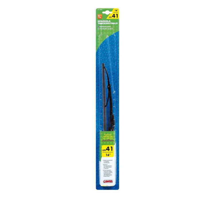 19063-S-01.JPG Standard Spazzola Tergicristallo 41 Cm (16") 1 Pz 147 3p-147 5p-aveo 3p-aveo 5p Tergi Confezione 1 Pz Lampa Tergi