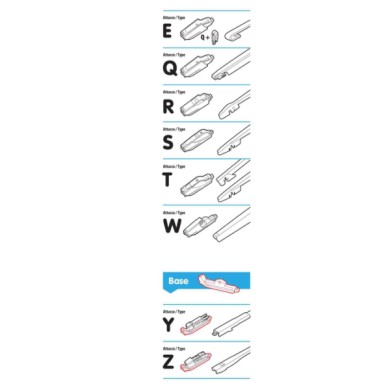 19214-S-01.JPG One Fit Spazzola Tergicristallo Posteriore 35 Cm (14") 1 Pz Giulietta-a6 Allroad-a6 Avant Tergi Confezione 1 Pz