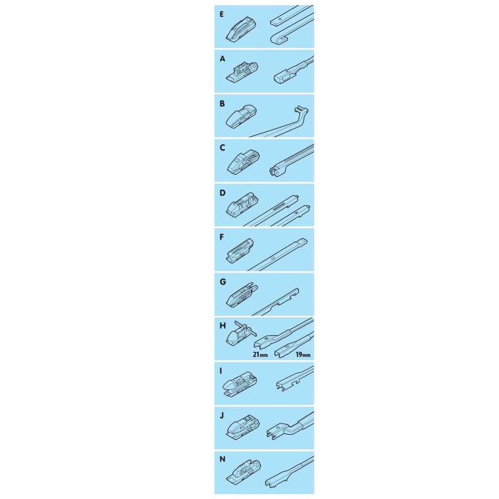 19323-S-01.JPG Skylon Spazzola Tergicristallo 60 Cm (24") 1 Pz 500-500c-595-695 Biposto Tergi Confezione 1 Pz Lampa Tergicristal