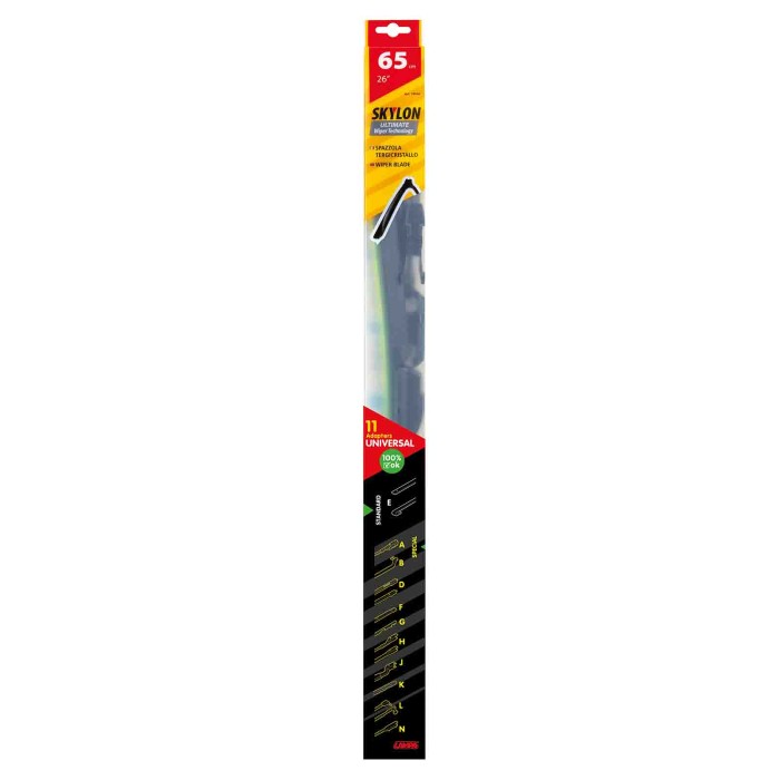 19324-C-01.JPG Skylon Spazzola Tergicristallo 65 Cm (26") 1 Pz Punto 3p-punto Evo 3p-mito Tergi Confezione 1 Pz Lampa Tergicrist