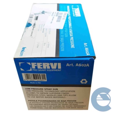 MINI AEROGRAFO PROFESSIONALE A BASSA PRESSIONE A602A FERVI