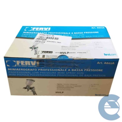 MINI AEROGRAFO PROFESSIONALE A BASSA PRESSIONE A602A FERVI