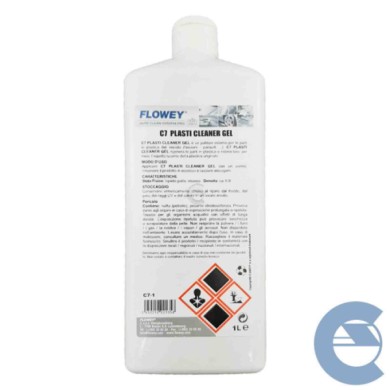 c7_plasti_cleaner_gel_flowey.jpg Flowey Plasti Cleaner C7-1 1lt Pulitore Esterno Parti In Plastica Veicolo
