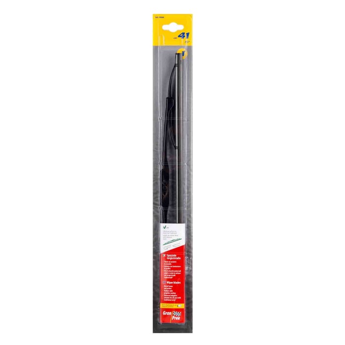19484-S-01.JPG Gran Pree Spazzola Tergicristallo 41 Cm (16") 1 Pz 147 3p-147 5p-aveo 3p-aveo 5p Tergi Confezione 1 Pz Lampa Terg