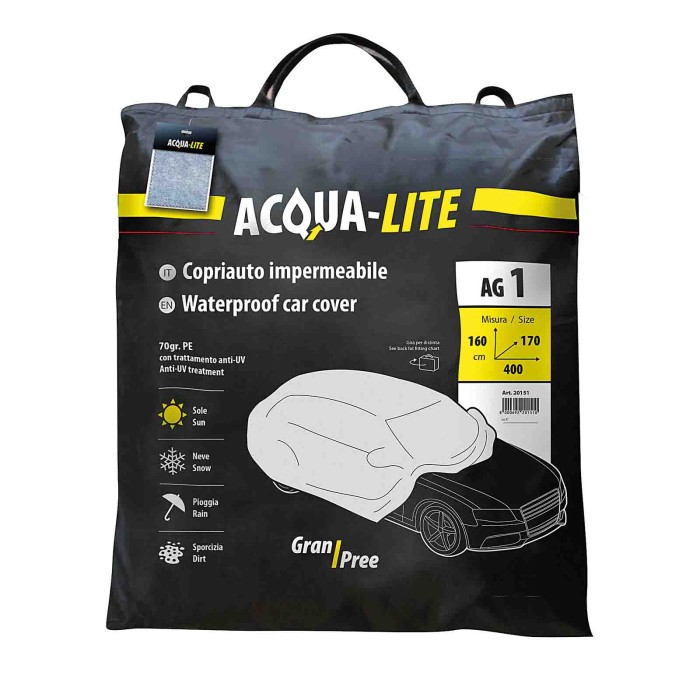 20151-C-01.JPG Gran Pree Acqua Lite Copriauto Impermeabile Ag 1 Cm 160x170x400 500-500c-500e 3p-595 Copriauto Copriauto