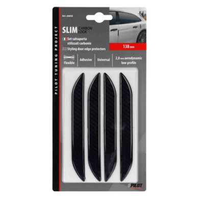 20645-C-01.JPG Slim Set 4 Salvaporta Adesivi Carbon Look Salvaporta Protezione