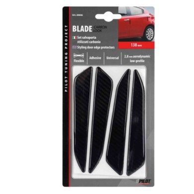 20646-C-01.JPG Blade Set 4 Salvaporta Adesivi Carbon Look Salvaporta Protezione