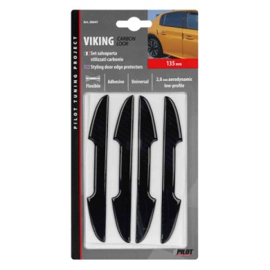 20647-C-01.JPG Viking Set 4 Salvaporta Adesivi Carbon Look Salvaporta Protezione