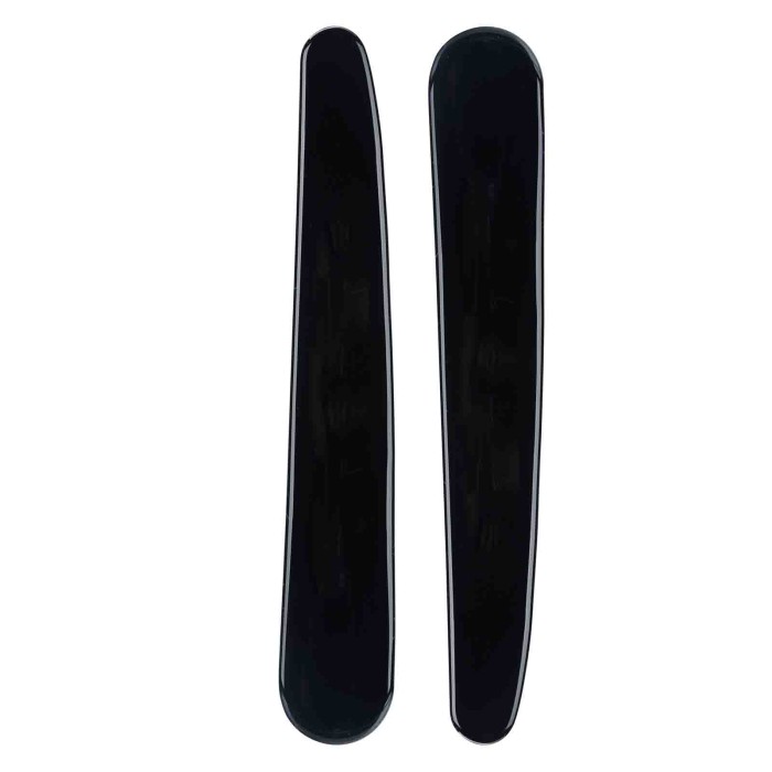 20648-A-01.JPG Black Trim Set 2 Protezioni In Resina Epossidica Nero Salvaporta Protezione