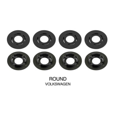 22996-S-01.JPG Set 4 Clip Fissaggio Tappeti Tondo Volkswagen Accessori Tappeti