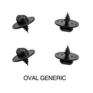 Set 4 Clip Fissaggio Tappeti Ovale Universale Accessori Tappeti