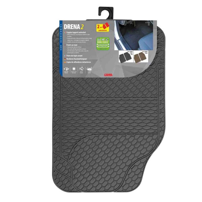26508-S-01.JPG Drena 2 Coppia Tappeti Anteriori Universali Grigio Tappeti Universali 2 Pz Tappeti Universali