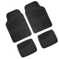 Kyoto Serie Tappeti Universali In Pvc 4 Pezzi Nero Tappeti Universali 4 Pz Tappeti Universali